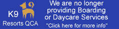 We Recommend K9 Resorts... Click for Info